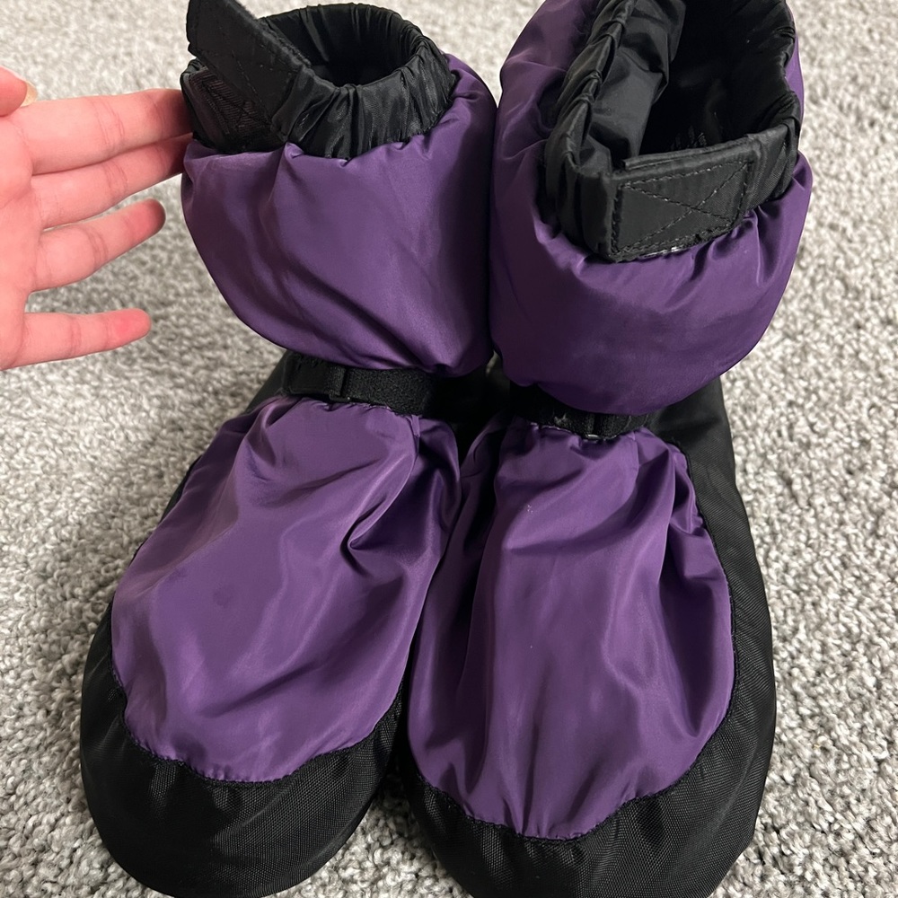 Purple Bloch Warm Up Booties